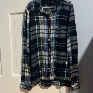 Women’s blue flannel
